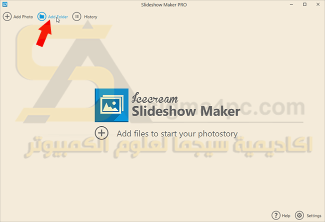 برنامج Icecream Slideshow Maker Pro كامل لعمل فيديو احترافي من الصور والموسيقى للكمبيوتر