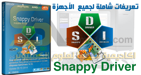 تحميل اسطوانة التعريفات Snappy Driver كاملة لتعريف جميع الويندوز وأجهزة الكمبيوتر