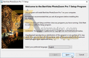 برنامج تكبير حجم الصورة دون التأثير على جودتها PhotoZoom Pro كامل