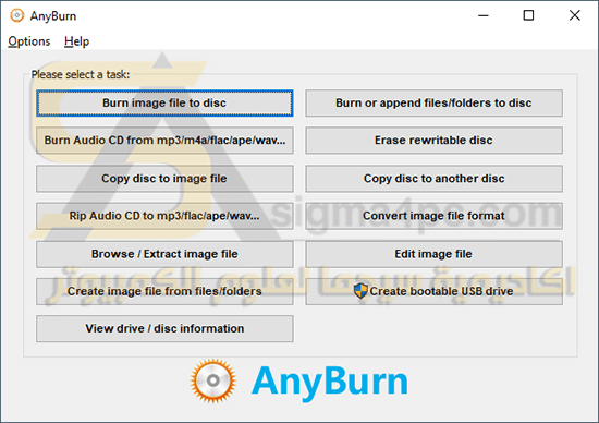 برنامج Any Burn مجاناً لحرق ونسخ ملفات ISO على اسطوانة أو فلاشة